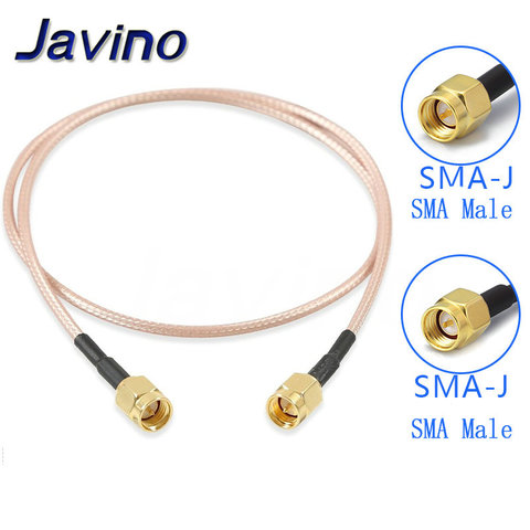 Соединительный кабель с разъемом SMA типа «папа» на SMA типа «папа» RG316, соединительный кабель с разъемом SMA Pigtail /10/15/30/50 см/1 м, обжимной кабель с ... ► Фото 1/6