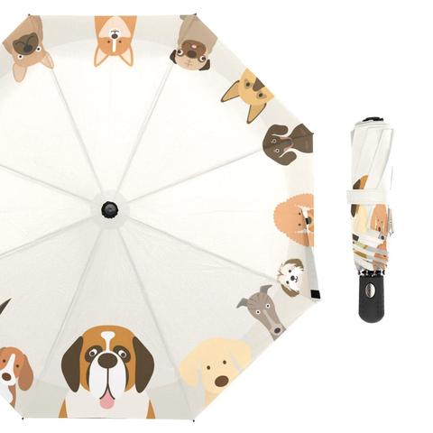 Семейный зонт от дождя для собак, женский складной зонт в виде животного, женский ветрозащитный модный зонт для гольфа на заказ, детские зон... ► Фото 1/6