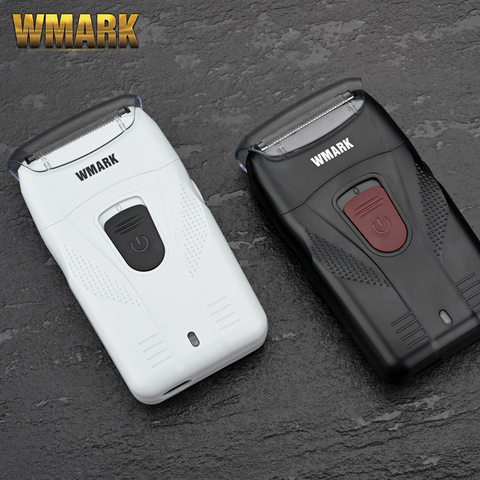 WMARK NG-987 Парикмахерская бритва формирователь электробритва борода USB электрическая бритва для масляная голова бритвенный станок пуш-ап белый ► Фото 1/4