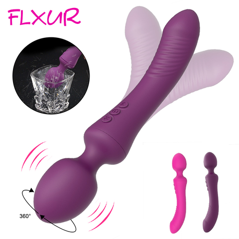 FLXUR 2022 AV вибратор, секс-игрушки для женщин, мощная волшебная палочка, клитор, игрушки для стимуляции точки G, вибрирующие секс-товары ► Фото 1/6