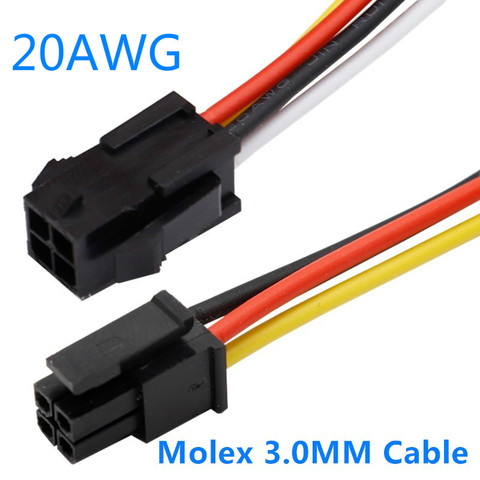 5 шт. Molex 3,0 мм Кабели 20AWG Малый 5557 5559 Мужской Женский Воздушный док электронный кабель, MX3.0 43025 Клеммная линия ► Фото 1/5