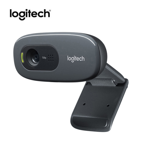 Веб-камера Logitech C270, мини-камера 720P, USB веб-камера, 3-мегапиксельная HD-видео веб-камера ► Фото 1/6