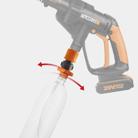 Бутылка для газировки Hydro Shot аксессуары для адаптера 60044335 для WORX WA4038 WA1761 WG629E WA1761, коннектор для крышки бутылки Hydroshot (оригинал) ► Фото 1/6