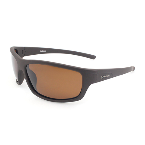 Мужские Винтажные прямоугольные солнцезащитные очки TAGION, коричневые дизайнерские очки с поляризационными стеклами для вождения, UV400, 2022 ► Фото 1/6