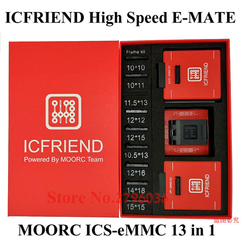 2022 MOORC E MATE X E MATE PRO BOX памяти на носителе EMMC BGA 13 в 1 поддержка 100 136 168 153 169 162 186 221 529 254 с Z3X легкий Jtag ► Фото 1/6