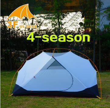 Сверхлегкая палатка 3F UL GEAR 4, для 2 человек, сверхлегкая палатка для кемпинга, корпус для внутренней палатки ► Фото 1/5