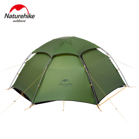 Naturehike Cloud Peak 2 палатка для кемпинга 20D 2 человека Шестигранная Сверхлегкая портативная палатка 4 сезона Водонепроницаемая походная палатка ► Фото 1/6