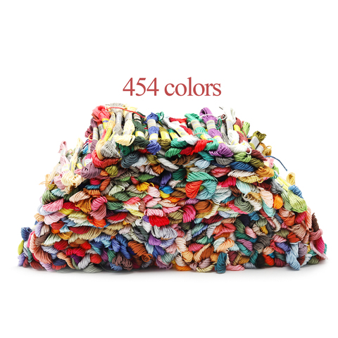 Флосс из египетского длинного волокна всех цветов 454 цветов DMC, 6 нитей, двойное мерсеризованное египетское волокно ► Фото 1/6