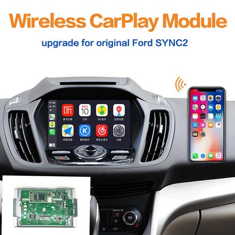 VISKOO Apple CarPlay Android автоматический модуль обновления для Ford SYNC2 KUGA EDGE FOCUS ECOSPORT FUSION MUSTANG FEISTA carplay ► Фото 1/5