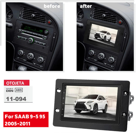 Авторадио 2 Din Android 10,0 для SAAB 9-5 95 2005-2011, DVD-плеер, головное устройство, автомобильное радио, GPS-навигация, мультимедийный рекордер, стерео ► Фото 1/6