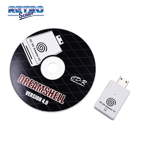 Новинка, адаптер для чтения SD-карт второго поколения и CD-диск с dreamshell_загрузчиком для игровой консоли DC Dreamcast ► Фото 1/6
