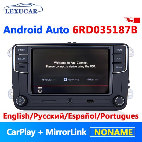 RCD330 плюс RCD330G Android Auto Carplay Noname 6RD 035 187B автомобиль MIB радио для VW Golf 5 6 Jetta MK5 MK6 СС Tiguan Passat Polo ► Фото 1/6