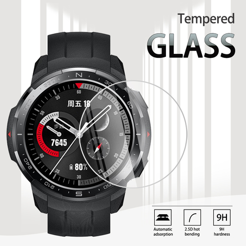 2.5D Закаленное стекло для защиты экрана часов Honor Watch Magic 2 46 мм/GS Pro Противоударная прозрачная пленка против царапин ► Фото 1/6