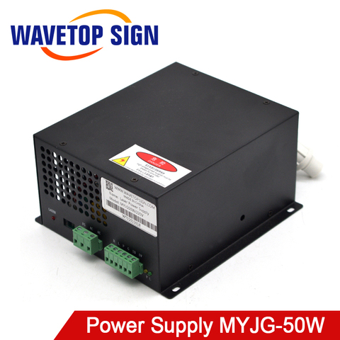 Лазерный блок питания WaveTopSign MYJG-50W CO2 для лазерной гравировальной машины CO2 ► Фото 1/1