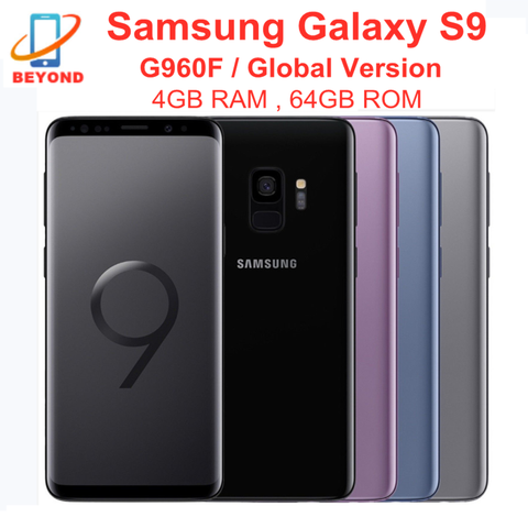 Samsung Galaxy S9 G960F 4GB оперативной памяти, 64 Гб встроенной памяти глобальная версия LTE Octa Core 5,8 