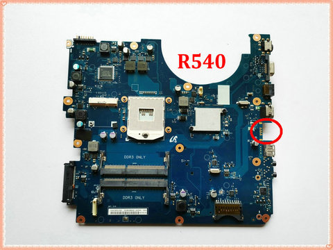Материнская плата для ноутбука samsung, модель HM55, для samsung R540/P530/R540/P530/HM55, для ноутбука, с возможностью установки на экран, с возможностью установки на экран, в виде модели, с возможностью установки на экран, в виде модели, в виде BA41-012 ► Фото 1/4