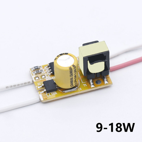 Светодиодный драйвер 9 Вт-18 Вт Источник питания постоянного тока 70-130 мА DC30-160V автоматические регуляторы напряжения для светодиосветодиодны... ► Фото 1/6