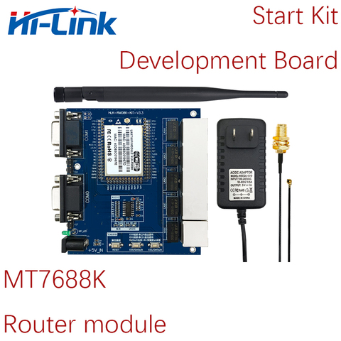 Бесплатная доставка, беспроводной маршрутизатор с высокой связью, стартовый комплект MT7688K, модуль последовательного маршрутизатора для ра... ► Фото 1/5