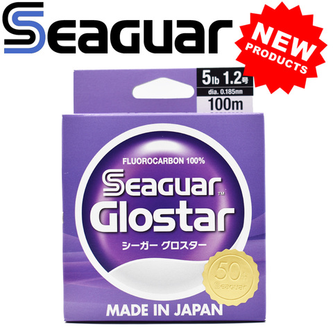 Новая Оригинальная рыболовная леска SEAGUAR GLOSTAR 4LB-70LB 100%, Фторуглеродные рыболовные лески 100 м/60 м, ограниченный продукт на годовщину ► Фото 1/3