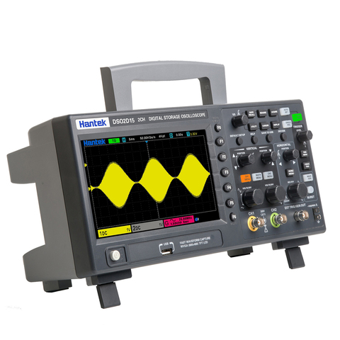 DSO2D15 TFT ЖК-экран 2CH + 1CH каналы 150 МГц ширина полосы 1 Гвыб/с частота дискретизации осциллограф многоцелевой инструмент 1013D 100 МГц ► Фото 1/6