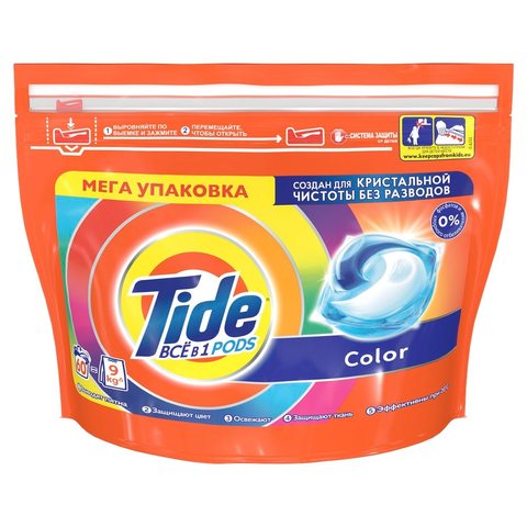 Tide ВСЁ в 1 Капсулы Для Стирки 60 Стирок ► Фото 1/2