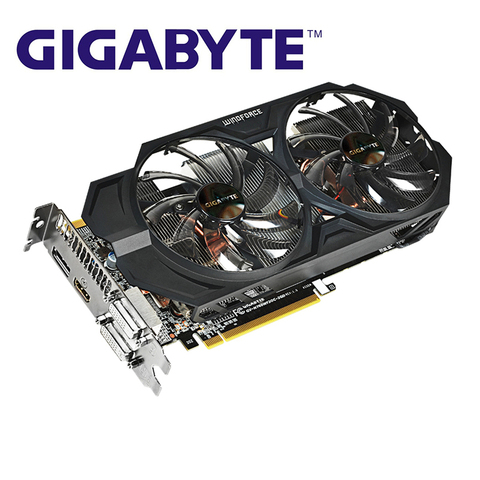 GIGABYTE GTX 760 2 Гб GPU видеокарты 256Bit GDDR5 GTX 760 карта графическая карта для nVIDIA Geforce PCI-E X16 Hdmi Dvi карты б/у ► Фото 1/6