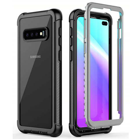 Кристальная задняя панель 360 Защита для Coque Samsung S20 Ультра чехол Samsung Galaxy Note 20 Ultra Note 10 Plus S10 e Note20 бампер ► Фото 1/6