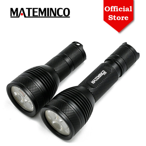 Mateminco X6S 3 * Cree Xpl Hi 3000lm, высокая мощность, водонепроницаемый, маленький заброс потока, тактический светодиодный фонарь, фонарь светильник ► Фото 1/5