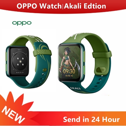 Оригинальные часы Oppo Akali Editor для Лиги удлинителей S10 Smartband eSIM GPS 1,91 дюйма AMOLED гибкие часы VOOC 430 батарея ► Фото 1/1