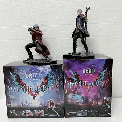 ARTFX кукла J Devil May-Cry, фигурка черо Данте, экшн-фигурка, модель, игрушка, подарок мальчику, 28 см, 10 дюймов ► Фото 1/6