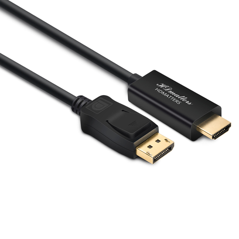 Displayport в HDMI 4K HDMI кабель 4K DP to HDMI адаптер Кабель 1,8 м 4K DP to HDMI Кабель-адаптер для HP Dell Lenovo ► Фото 1/6