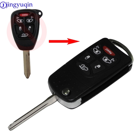 6 кнопочный раскладной чехол для ключа с дистанционным управлением чехол для Chrysler Town Country для Dodge Grand Caravan для замены оболочки ► Фото 1/3