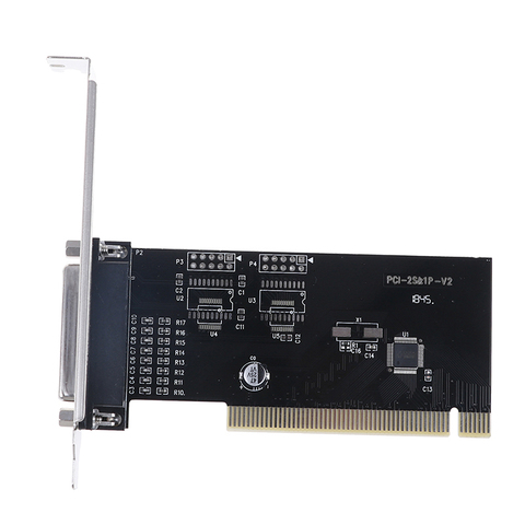 Горячая Распродажа, PCI для параллельного LPT 25pin DB25, контроллер портов принтера, адаптер расширительной карты ► Фото 1/6