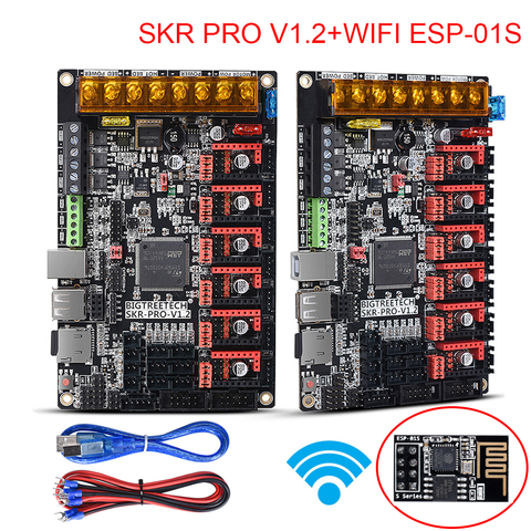 Плата управления BIGTREETECH SKR PRO V1.2, 32 бит + модуль Wi-Fi, детали для 3D-принтера TMC2208 TMC2209 MKS GEN L для Ender 3 VS SKR V1.3 ► Фото 1/6