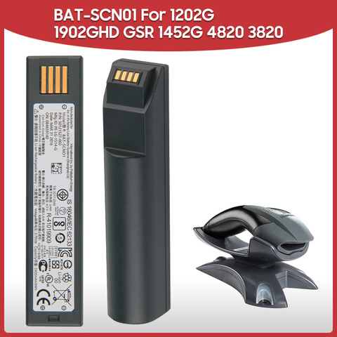 Оригинальный сменный аккумулятор 2400 мАч BAT-SCN01 для Honeywell 1202G 1902GHD GSR 1452G 4820 3820 BAT-SCN01 общие сканеры ► Фото 1/6