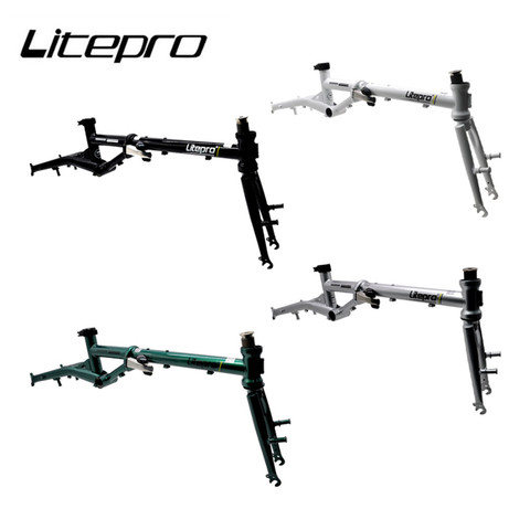 Litepro Lp1611 16 дюймов для складного велосипеда, складная рама из алюминиевого сплава, велосипедные аксессуары для BMX ► Фото 1/1