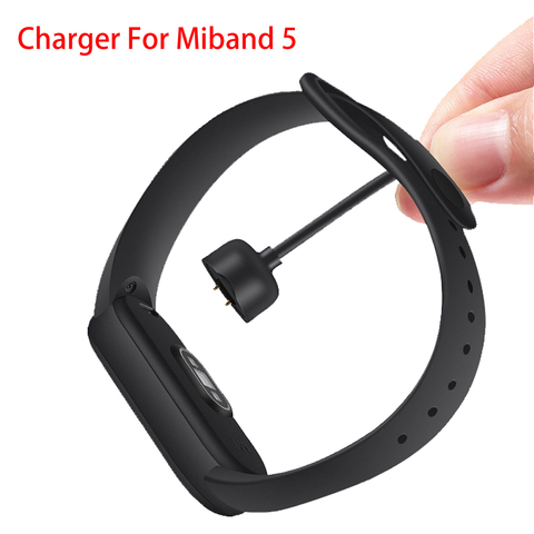 Адаптер для зарядного устройства для Xiaomi Mi Band 5, зарядное устройство для смарт-браслета Mi band 5, зажим для зарядки, USB Магнитный кабель для заря... ► Фото 1/6