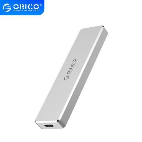 ORICO M2 SSD чехол NVME USB C 10 Гбит/с Поддержка UASP USB3.1 Gen2 Type-C M.2 SSD корпус для NVME PCIE NGFF SATA M/B Ключ SSD диск ► Фото 1/6