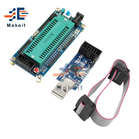 Минимальная системная плата AVR ATMEGA16, макетная плата ATmega32 + программатор USB ISP USBasp, ISP ATTiny 51, модуль платы, Наборы для творчества ► Фото 1/1