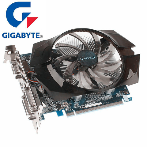 Видеокарта GIGABYTE GTX 650, 1 Гб, 128 бит, GDDR5, видеокарта nVIDIA Geforce GTX650 1 Гб, HDMI Dvi, б/у, VGA карты на продажу N650 ► Фото 1/5