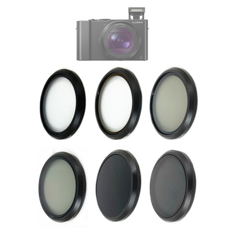 UV CPL PL ND8 ND16 ND32 ND 8 16 32 Звездный фильтр нейтральной плотности для Panasonic Lumix DC LX10 LX15 ► Фото 1/6