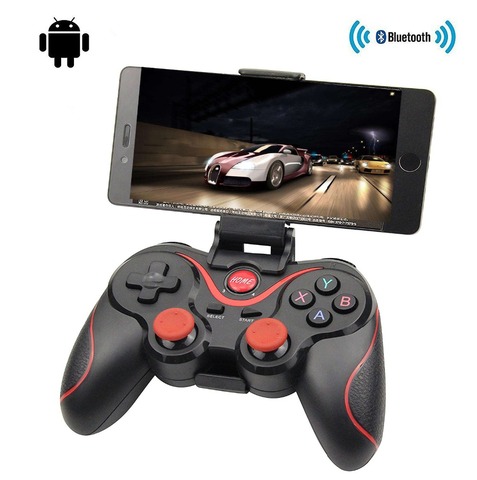 Беспроводной джойстик T3 X3 с Bluetooth 3,0, игровой контроллер, игровой пульт дистанционного управления для планшетных ПК, смартфонов Android ► Фото 1/6
