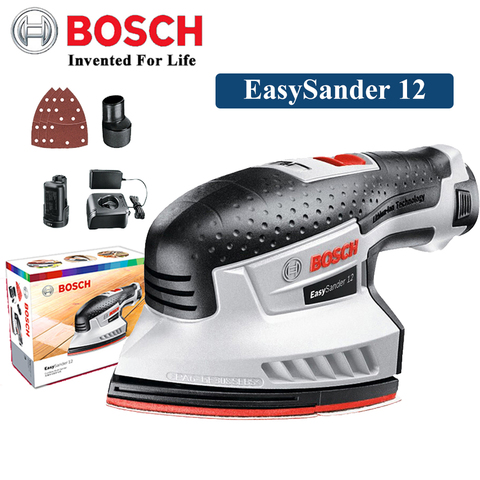 Шлифовальный станок Bosch EasySander 12, Аккумуляторная шлифовальная машина, многофункциональная шлифовальная машина для матовой полировки, электрические инструменты ► Фото 1/6