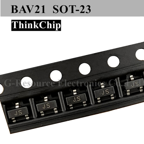 (10 шт.) SMD высокая скорость переключательный диод СОТ-23 (BAV99 BAV70 BAW56 BAS16 BAS21 1SS181 1SS184 1SS226 MMBD7000 MMBD4148) ► Фото 1/5