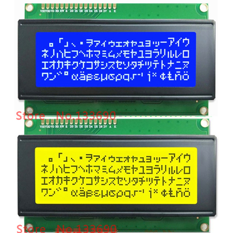 Плата ЖК-дисплея 5 в 2004 20X4 2004A 20X4 синий или желтый экран ЖК-дисплей 2004 дисплей LCM модуль для 3D-принтера IIC I2C адаптер ► Фото 1/5