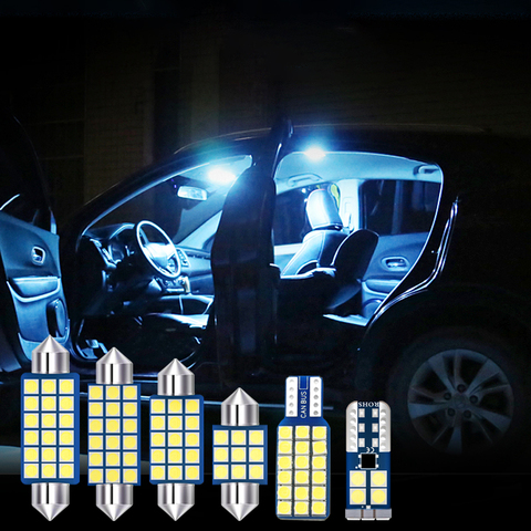 Для Mazda CX-5 CX5 KE KF 2012-2022 6 шт. ошибок светодиодный лампы Автомобильный интерьер подсветка багажника настольные лампы подсветки перчаточн... ► Фото 1/6