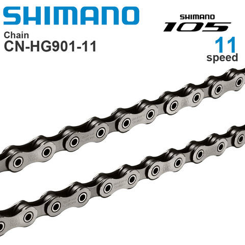 Оригинальный катушки SHIMANO 105 HG901 11 Скорость велосипедных цепей-супер узкий-HYPERGLIDE-SIL-TEC- MTB цепь для дорожного велосипеда 116L с быстра петля ► Фото 1/1