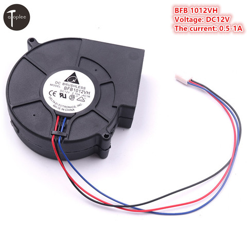 Новый черный постоянного тока 12V 0,5-1A 3 Pin с бесщеточным двигателем Turbo вентилятор центробежный вентилятор для барбекю плита Пособия по кулин... ► Фото 1/6