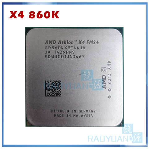 Четырехъядерный процессор AMD Athlon X4 860K X4-860K 3,7 ГГц 95 Вт, процессор AD860KXBI44JA Socket FM2 + ► Фото 1/1