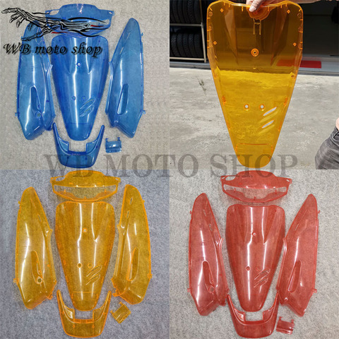 Комплект для корпуса для honda DIO50 AF27 AF28 DIO racing, прозрачная крышка, пластиковый Полный комплект обтекателей, настройка, Обновление внешнего корпуса, модификация ► Фото 1/5